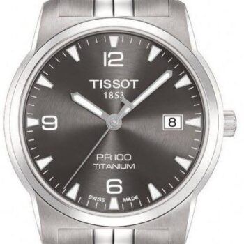 TISSOT PR100 Dial de antracita pulsera de titanio