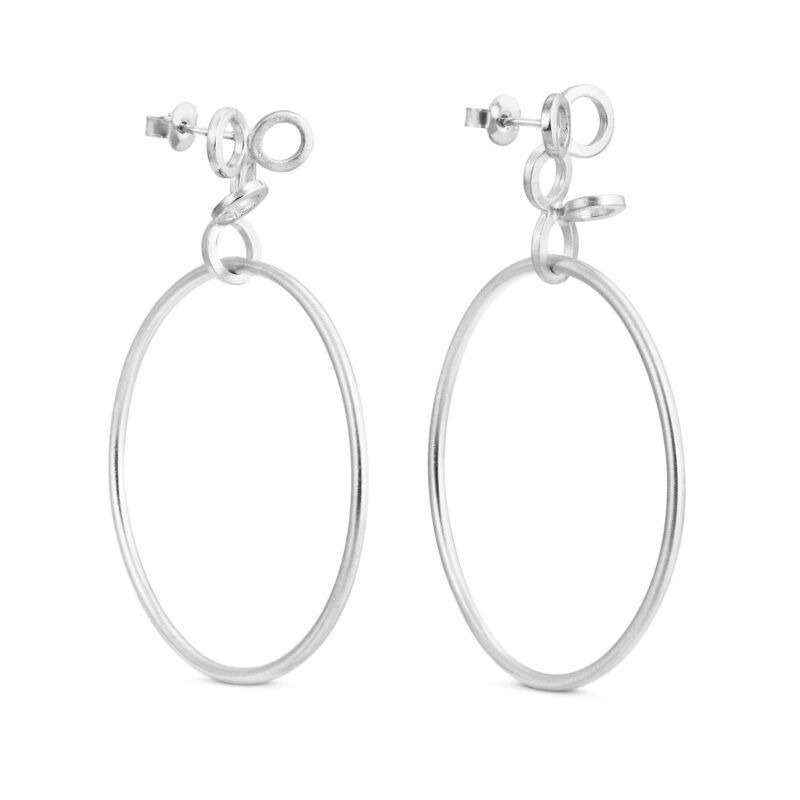 PENDIENTES PLATA CARLA