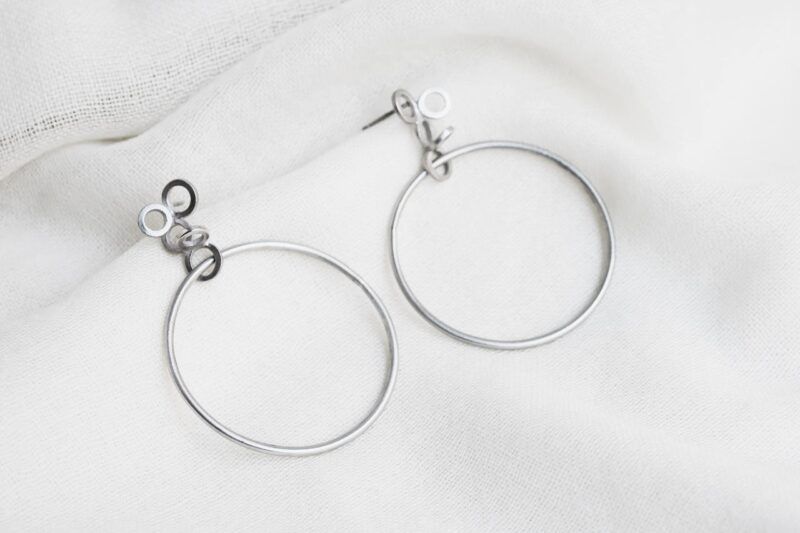 PENDIENTES PLATA CARLA