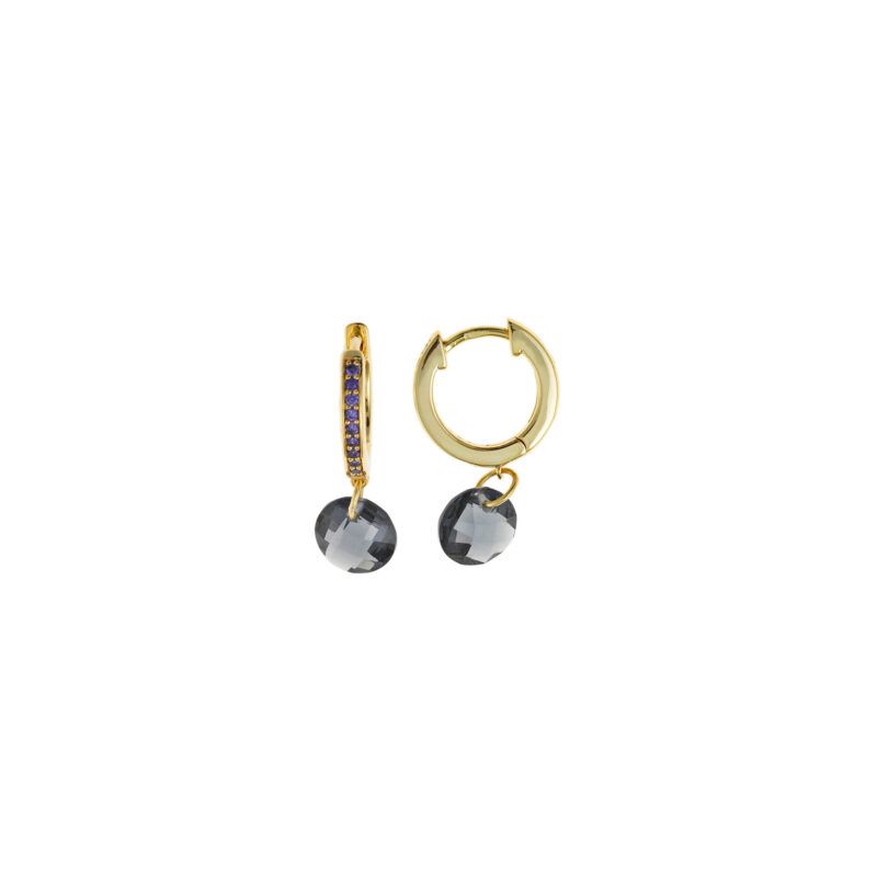 Pendientes Salvatore Plata Chapado