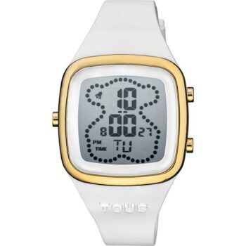 Reloj Mujer Tous B-Time Blanco y Dorado Digital