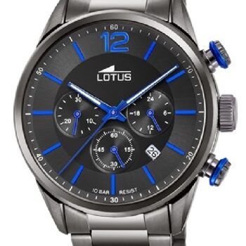 Reloj Hombre Lotus Chrono Esfera Negra