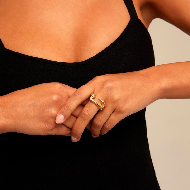 Anillo Uno de 50 ANI0778ORO00018 - Imagen 3