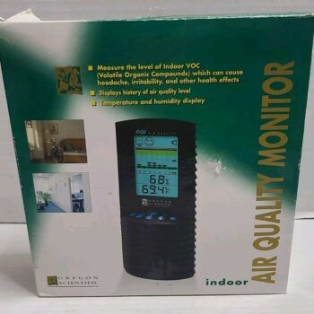 Reloj Oregon Scientific AR112N Sobremesa o Pared  mide concentración de VOC interior